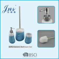 Funny blue bathroom set for kids