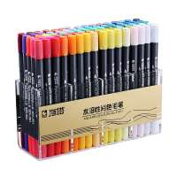 Amazon Hot Selling STA 80colors Dual Tip Watercolor Brush Marker Pen Set Best Gift For Kids Painter Marker