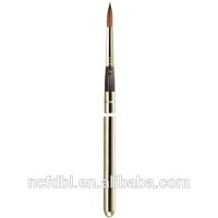 Newest mini traveling pen brush kolinsky hair art brush metal style travel pocket pen brush