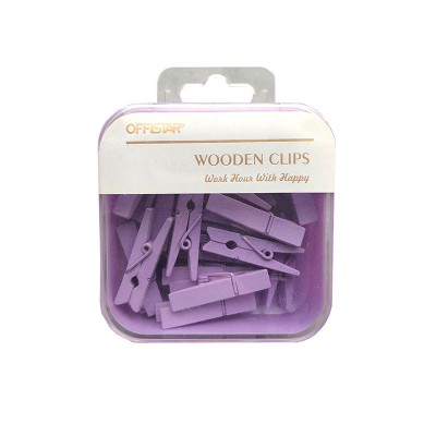 New design midium binder clips wooden dummy clip hanging clips