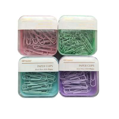 Office supply 28mm / 33mm / 50mm custom paper clips pink paper clip