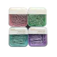 Office supply 28mm / 33mm / 50mm custom paper clips pink paper clip