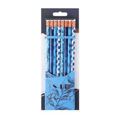 8 Pk Cute Wooden Work Pen Set