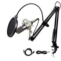 Bayatu Wholesale Professional Recording Audio Folding Desktop Pc Microphone Table Stand wtih Scissor Arm